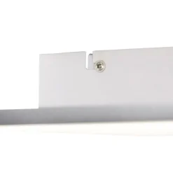 LED paneel staal 40 cm incl. LED en afstandsbediening - Liv