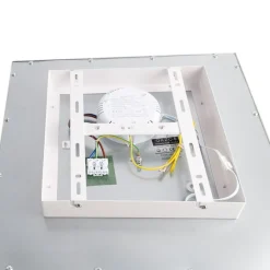 LED paneel staal 40 cm incl. LED en afstandsbediening - Liv