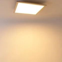 LED paneel staal 40 cm incl. LED en afstandsbediening - Liv