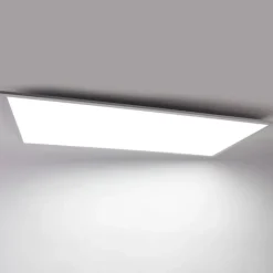 LED paneel staal 120 cm incl. LED met afstandsbediening - Liv