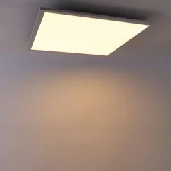 LED paneel wit incl. LED en dimmer met afstandsbediening - Liv