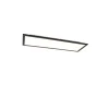 LED paneel zwart 80 cm incl. LED met afstandsbediening - Live