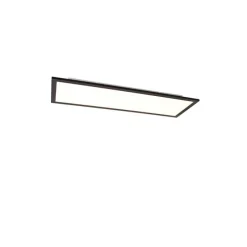 LED paneel zwart 80 cm incl. LED met afstandsbediening - Live