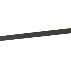 LED paneel zwart 80 cm incl. LED met afstandsbediening - Live