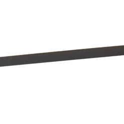 LED paneel zwart 40 cm incl. LED met afstandsbediening - Live