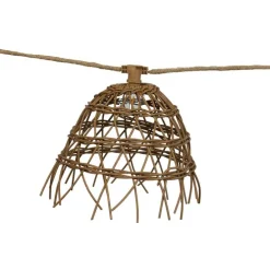 Lichtsnoer bruin 8m 10-lichts IP44 - Alma