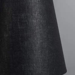 Linnen klemkap zwart rond schuin 12/8/11