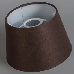 Linnen lampenkap bruin 25/16