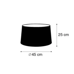 Linnen lampenkap bruin 45/25