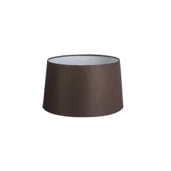 Linnen lampenkap bruin rond schuin 35/30/18