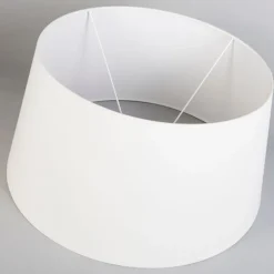 Linnen lampenkap creme rond schuin 50/40/26