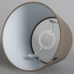 Linnen lampenkap taupe 25/16