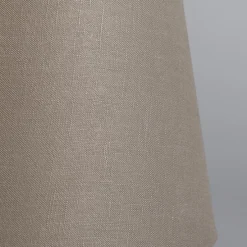 Linnen lampenkap taupe 25/16