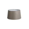 Linnen lampenkap taupe rond schuin 35/30/18
