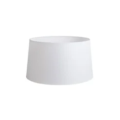 Linnen lampenkap wit 45 cm