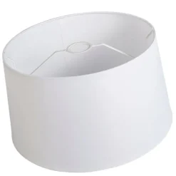 Linnen lampenkap wit 45 cm