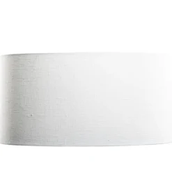 Linnen lampenkap wit ovaal 50/33/25