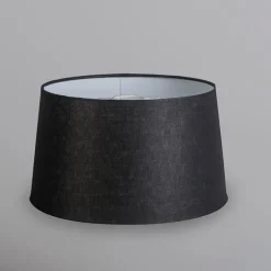 Linnen lampenkap zwart 35 cm