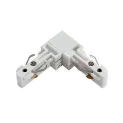 L-Koppelstuk rail wit 1-fase - Slimline