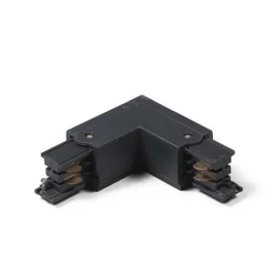 L-Koppelstuk voor 3-fase rail zwart rechts - 3-Phase