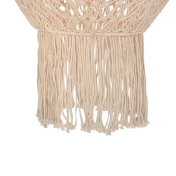 Macrame lampenkap naturel 90 cm