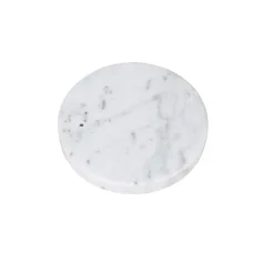 Marmeren voet wit rond voor booglamp XXL