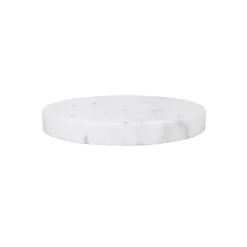 Marmeren voet wit rond voor booglamp XXL