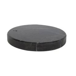 Marmeren voet zwart rond voor booglamp XXL
