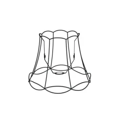 Metalen lampenkap zwart 40/31 - Granny Frame