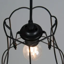 Metalen lampenkap zwart 20/19 - Granny Frame