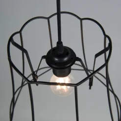 Metalen lampenkap zwart 30/26 - Granny Frame