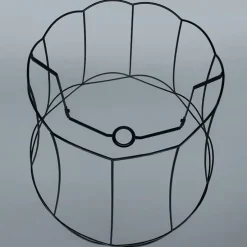 Metalen lampenkap zwart 50/40 - Granny Frame