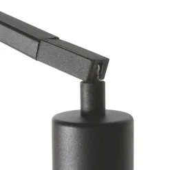 Modere vloerlamp zwart dimbaar - Anne ZigZag