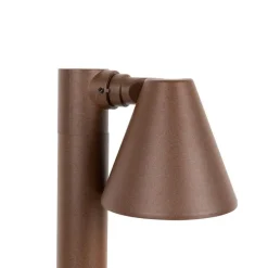 Modern buiten paaltje roestbruin 60 cm IP44 verstelbaar - Ciara