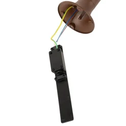 Modern buiten paaltje roestbruin 100 cm IP44 verstelbaar - Ciara