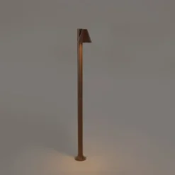 Modern buiten paaltje roestbruin 100 cm IP44 verstelbaar - Ciara