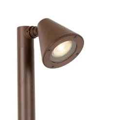 Modern buiten paaltje roestbruin 100 cm IP44 verstelbaar - Ciara