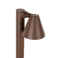 Modern buiten paaltje roestbruin 100 cm IP44 verstelbaar - Ciara