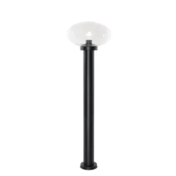 Modern buiten paaltje zwart 100 cm - Elly