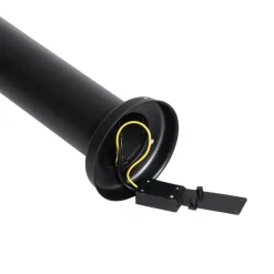 Modern buiten paaltje zwart 100 cm - Elly