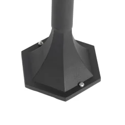 Modern buiten paaltje zwart 100 cm IP44 - Marcel