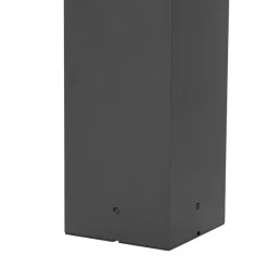 Modern buiten paaltje zwart 60 cm IP44 - Nicole