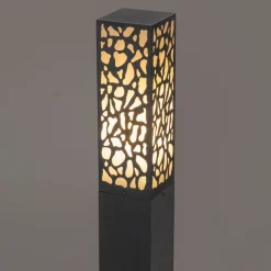 Modern buiten paaltje zwart 60 cm IP44 - Nicole