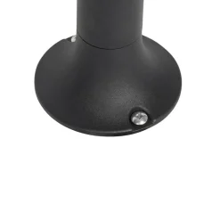 Modern buiten paaltje zwart 60 cm IP44 verstelbaar - Ciara