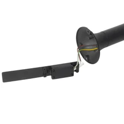 Modern buiten paaltje zwart 60 cm IP44 verstelbaar - Ciara