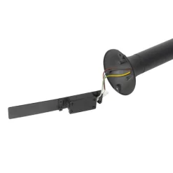 Modern buiten paaltje zwart 100 cm IP44 verstelbaar - Ciara