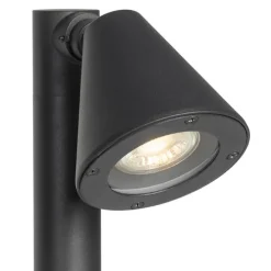 Modern buiten paaltje zwart 100 cm IP44 verstelbaar - Ciara