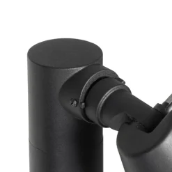 Modern buiten paaltje zwart 100 cm IP44 verstelbaar - Ciara