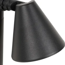 Modern buiten paaltje zwart 30 cm IP44 verstelbaar - Ciara