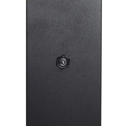 Modern buiten paaltje zwart met smoke glas 50cm met schemersensor IP44 - Denmark